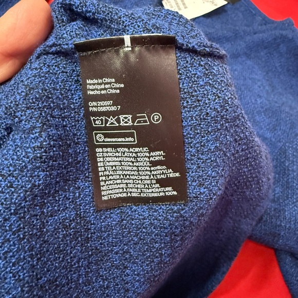 H&M women's sweater blouse size S blue - Picture 4 of 4